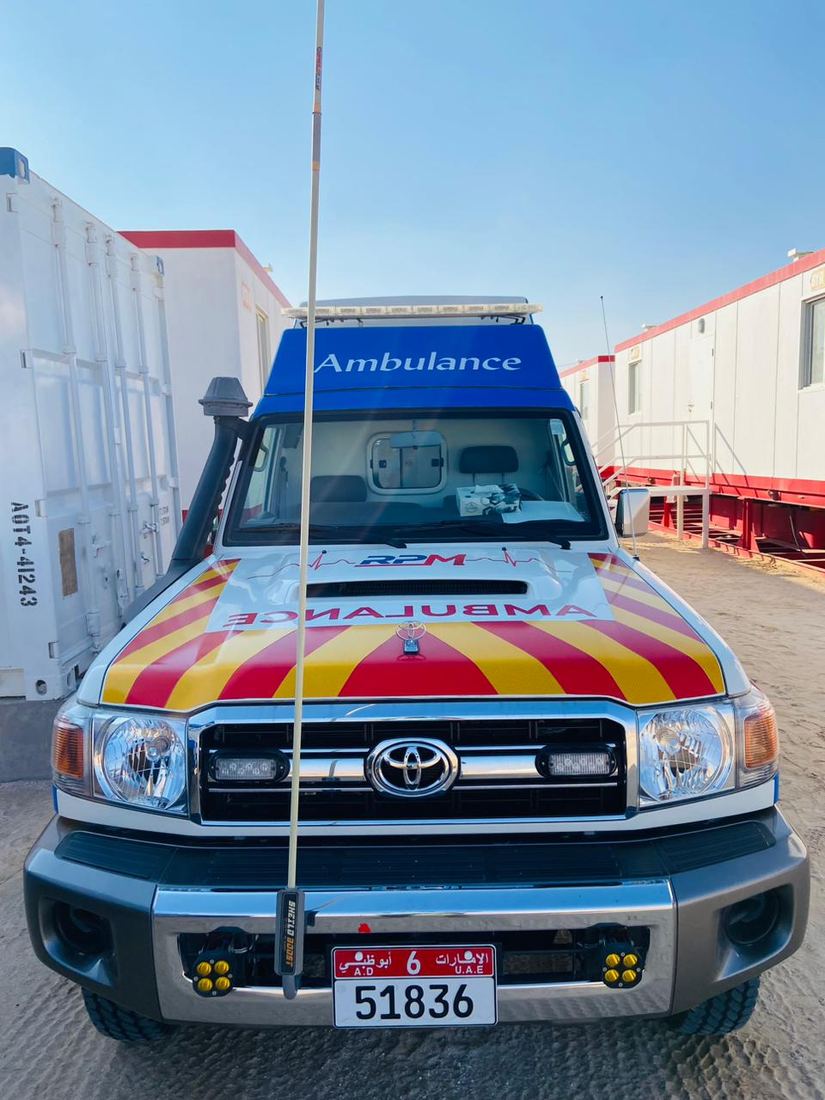 Signage by Faisal Arts for Emergency Fleet Livery