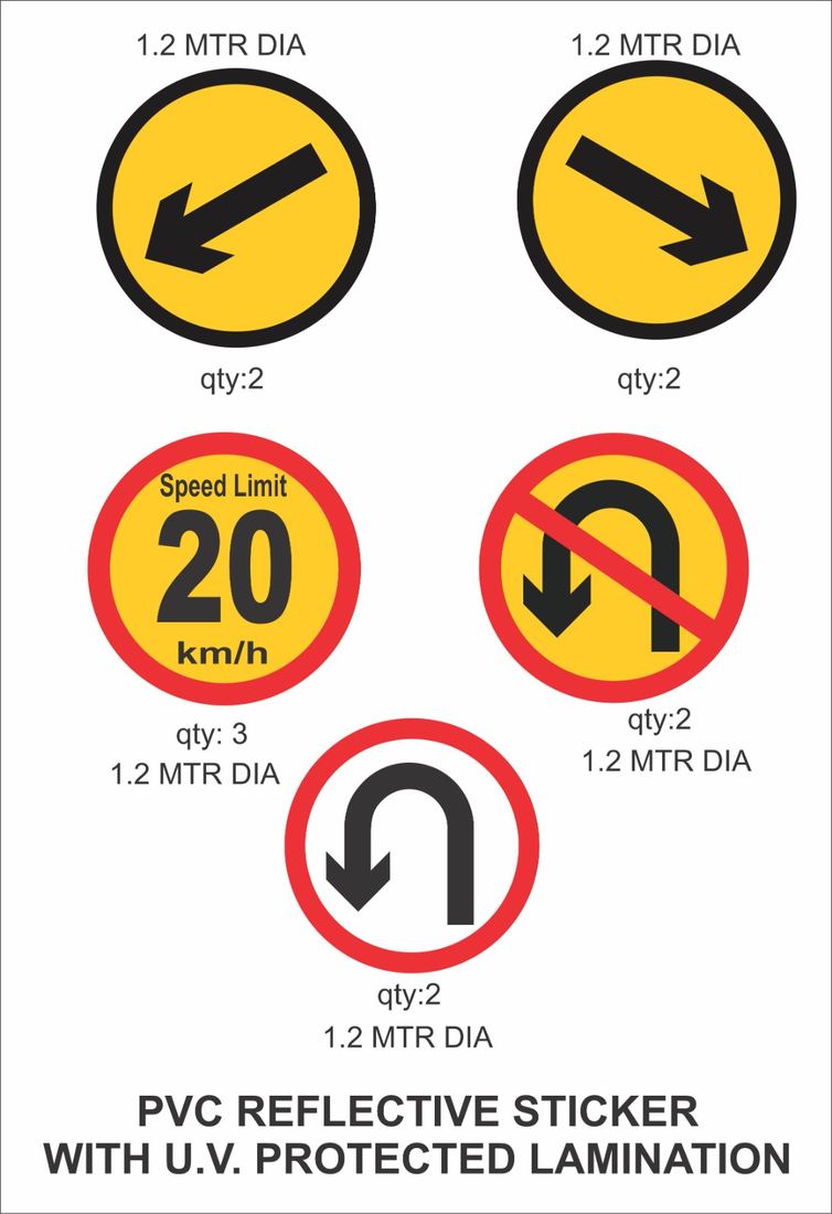 Signage by Faisal Arts for Site Safety Signage